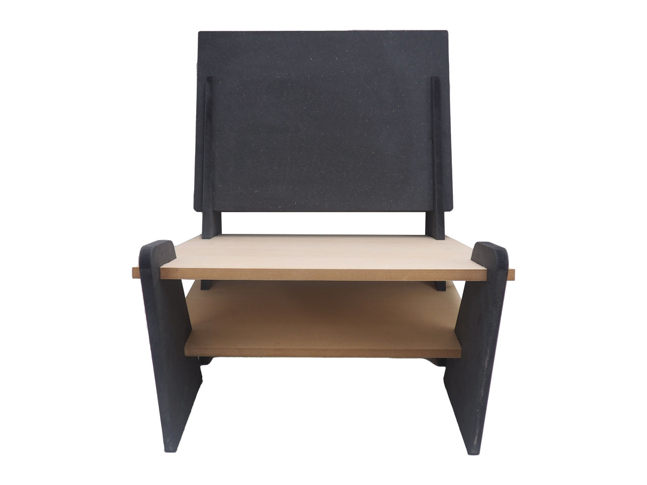 fauteuil design découpé à la CNC avec une assise en bois Contreplaqué trois plis épicéa
